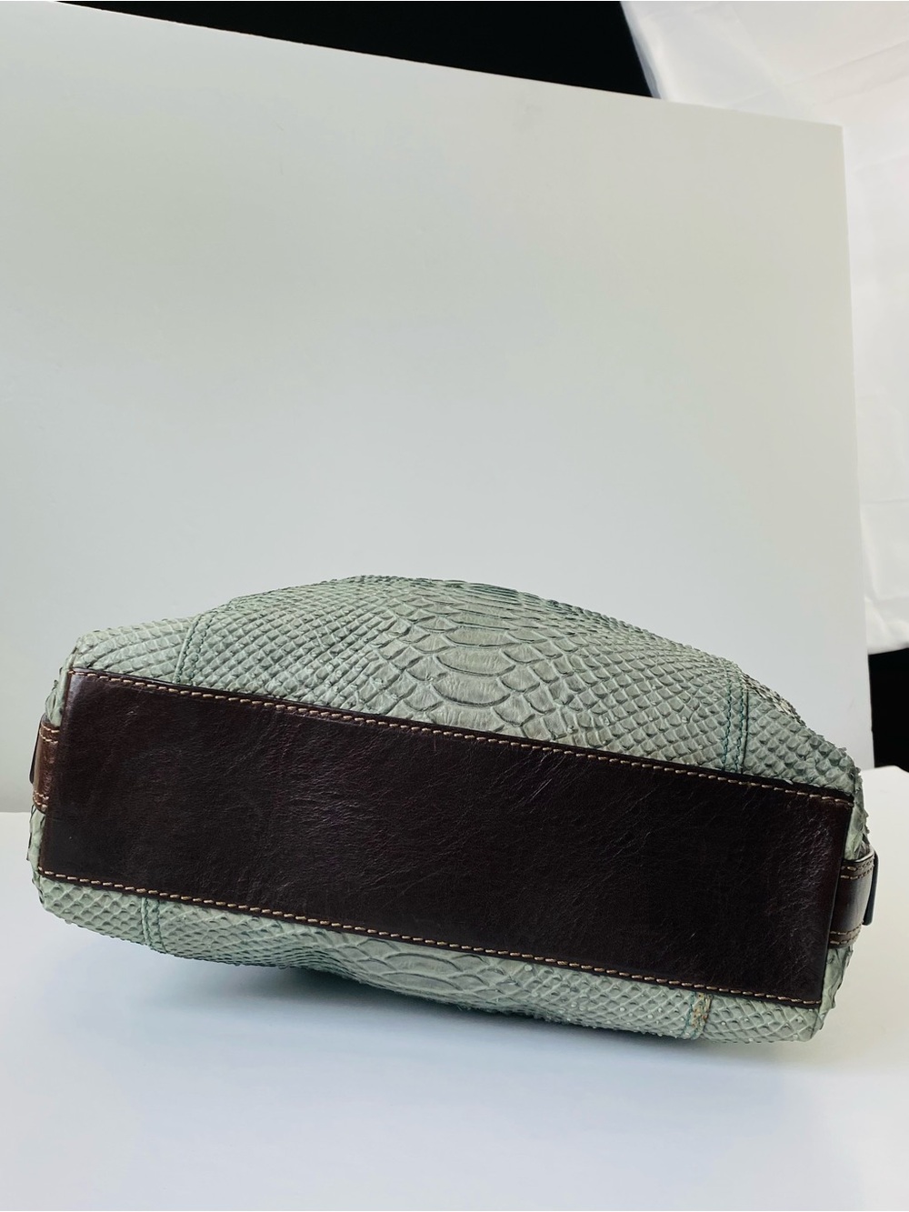 Coach Python Embossed Chelsea Y2K Shoulder Bag - Picture 12 of 14